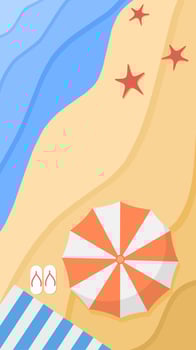 beach holiday background vector