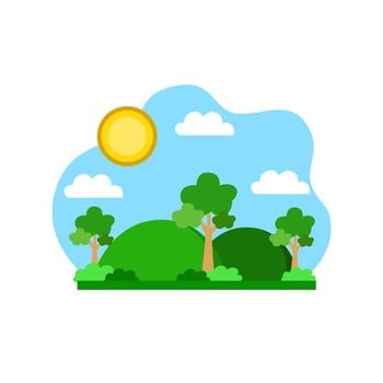 flat style world environment day illustration. vector