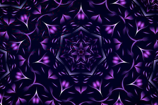 Fractal Kaleidoskop Background vector
