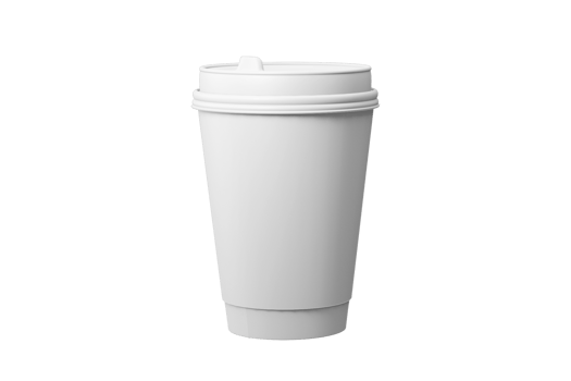Single blank cup png
