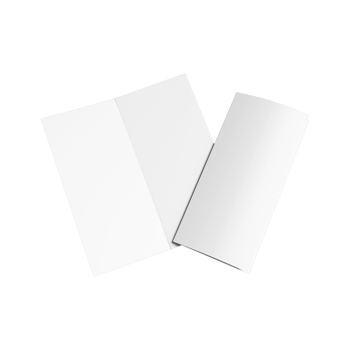 Blank white brochure for mockup png