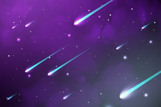 Meteor Shower Background vector