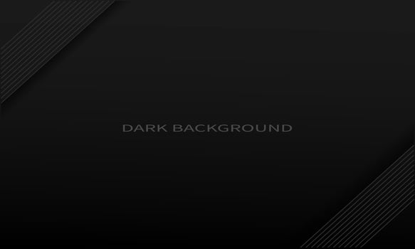 dark background with abstract lines on the top left and bottom right for covers, banners, posters, billboards vector