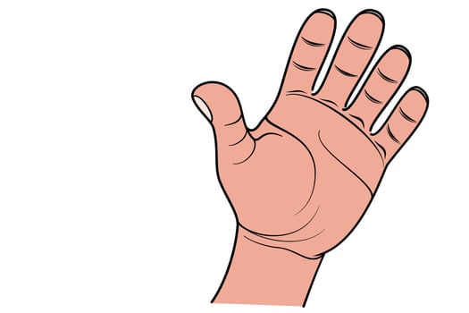Hand drawn illustration on white background vector