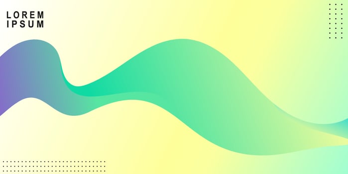 gradient wavy background vector
