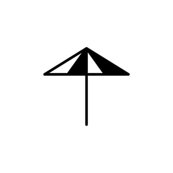 Umbrella, Weather, Protection Solid Line Icon Vector Illustration Logo Template. Suitable For Many Purposes.