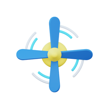 3d turbine propeller png