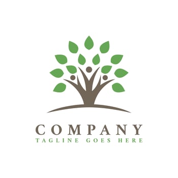 Health Care People Tree Community Logo vector