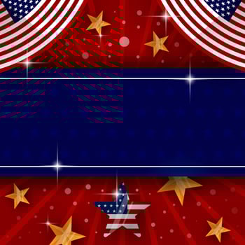 USA 4th of July Celebration Background vector