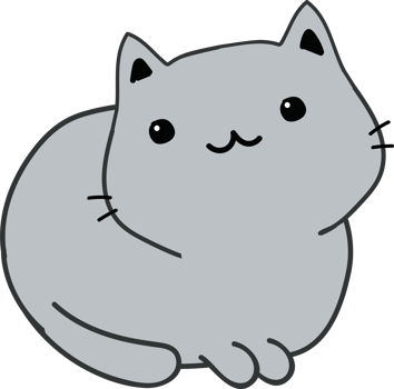 cute cat cartoon. kitten pet png