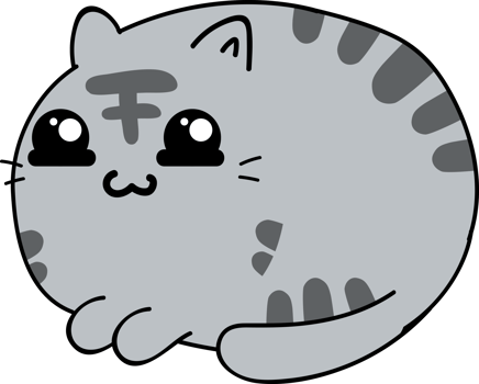 cute cat cartoon. kitten pet png