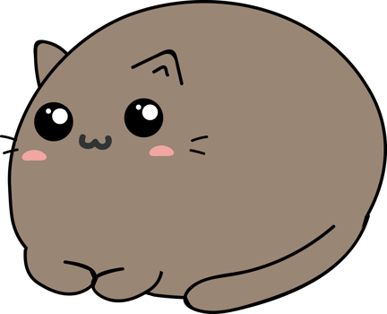 cute cat cartoon. kitten pet png
