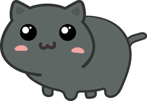 cute cat cartoon. kitten pet png