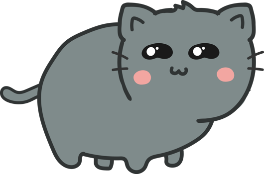 cute cat cartoon. kitten pet png