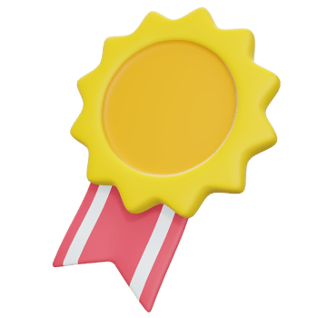 Badge 3D Illustration png