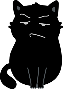 cute cat cartoon. kitty pet png