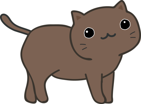 cute cat cartoon. kitty pet png