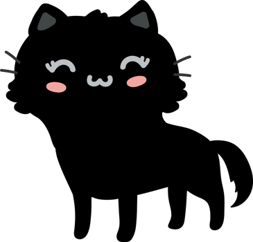 cute cat cartoon. kitty png