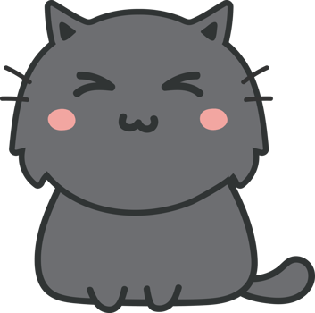 cute cat cartoon. kitty png
