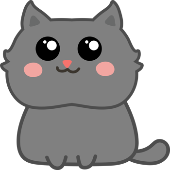 cute cat cartoon. kitty png