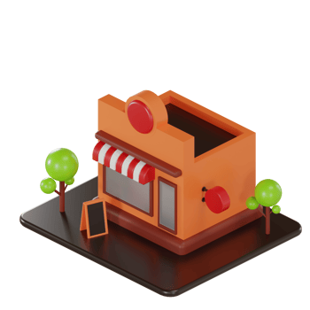3d Illustration Object Icon building png