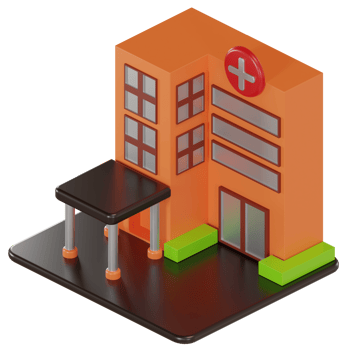 3d Illustration Object Icon building png