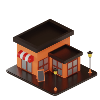 3d Illustration Object Icon building png