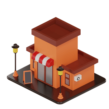 3d Illustration Object Icon building png