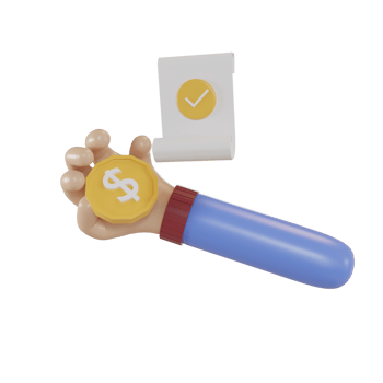 3d Illustration Object icon finance png