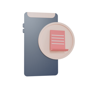 3d Illustration Object Icon mobile phone messenger png
