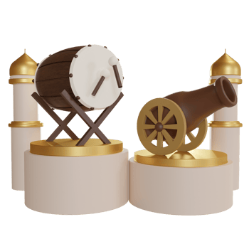 3d Illustration Object ramadan podium Can be used for web, app, info graphic, etc png