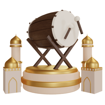 3d Illustration Object ramadan podium Can be used for web, app, info graphic, etc png