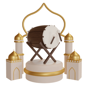 3d Illustration Object ramadan podium Can be used for web, app, info graphic, etc png