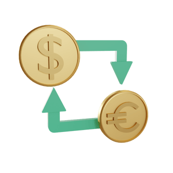 3d Illustration Object icon money change Can be used for web, app, info graphic, etc png