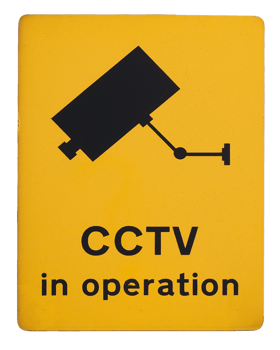 CCTV in operation sign transparent PNG