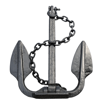 Ship anchor transparent PNG