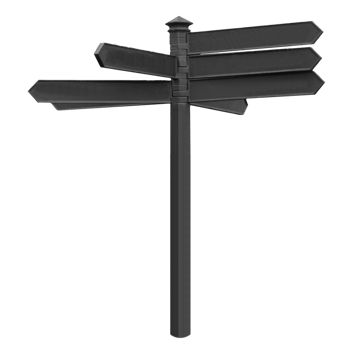 Direction sign transparent PNG