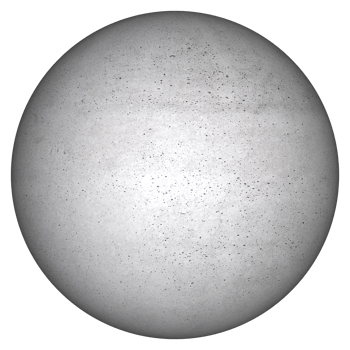 grey concrete sphere transparent background png