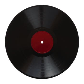 Vintage 78 rpm record transparent PNG