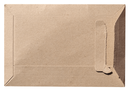 brown mail letter envelope for small packet isolated over white png