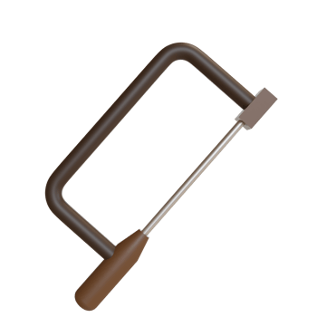 3d Illustration Object icon hacksaw Can be used for web, app, info graphic, etc png