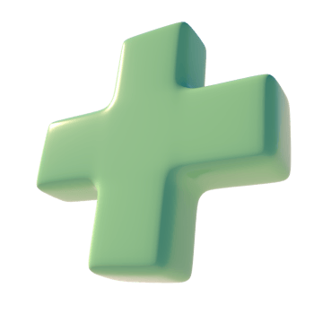 3d render basic shape plus primitive icon illustration with glossy finish element png