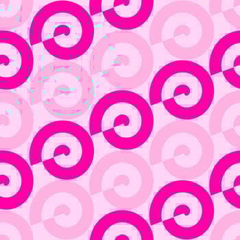 Seamless pattern vector design. Pink tone color of swirl. In concepts of paper, cloth, textile, printing, industrial, sheet, bed, dress, girl baby, mother, tablecloth, dress, valentine, woman, shirt.
