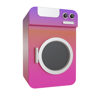 3d Illustration Object icon machine Laundry Can be used for web, app, info graphic, etc png