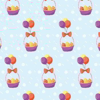 Handy egg pattern vector, flat design vector