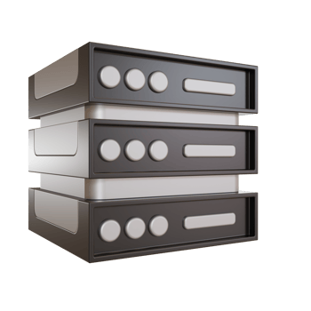 3d Illustration Object icon server Can be used for web, app, info graphic, etc png