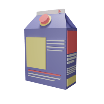 3d Illustration Object cereal box Can be used for web, app, info graphic, etc png