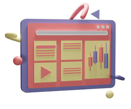 3d Illustration Object social media and statistic Can be used for web, app, info graphic, etc png
