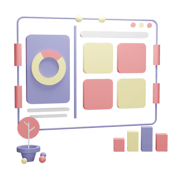 3d Illustration Object statistic Can be used for web, app, info graphic, etc png