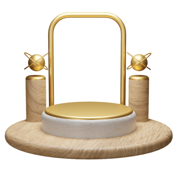 3d Illustration Object podium Can be used for web, app, info graphic, etc png